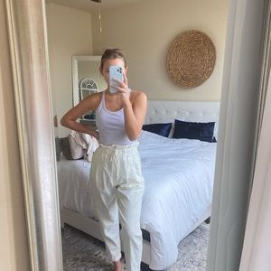 Free People paper bag pants